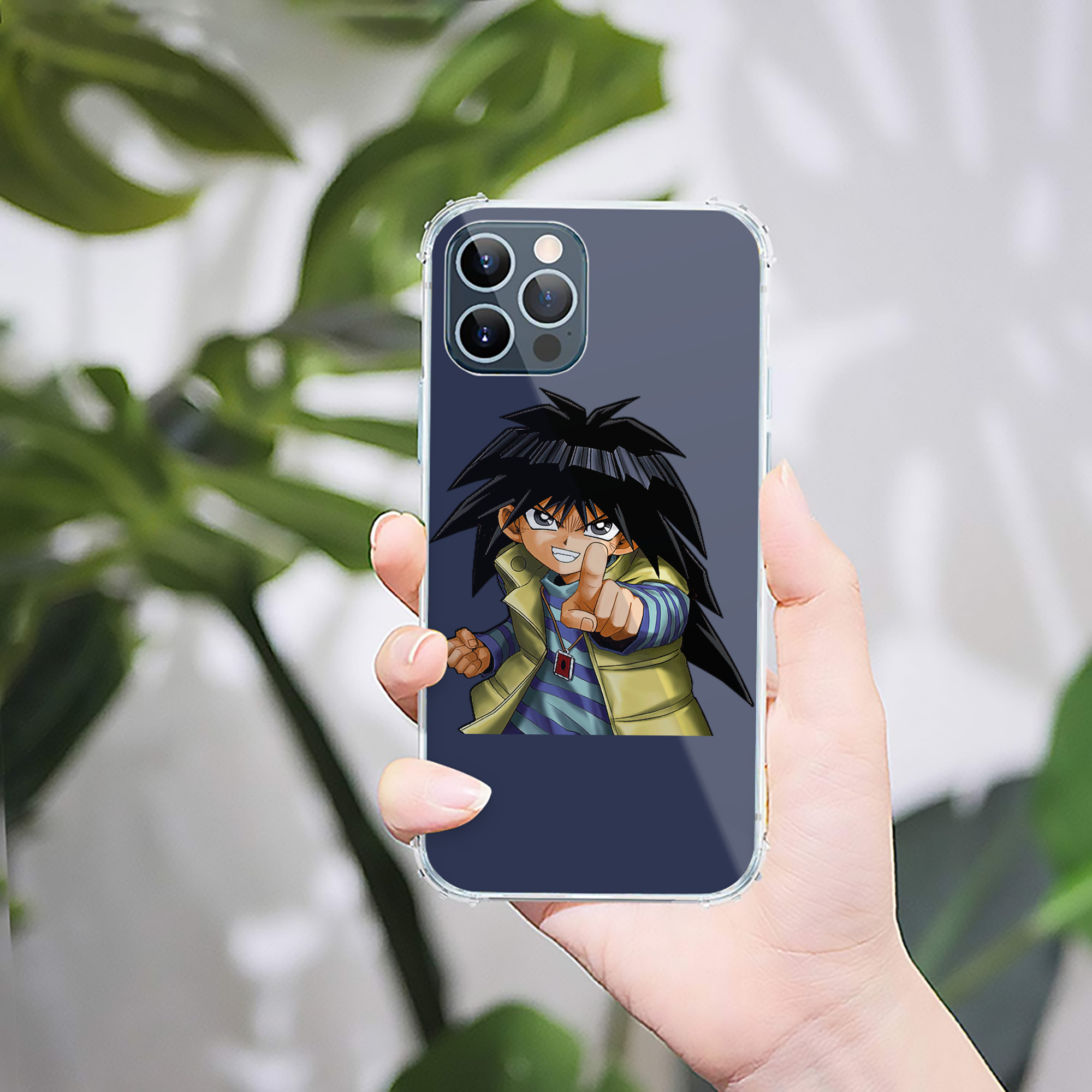 （画像用） 遊☆戯☆王 Yu-Gi-Oh! 【iPhone 12シリーズ対応】透明スマホケース（クリアソフトケース）